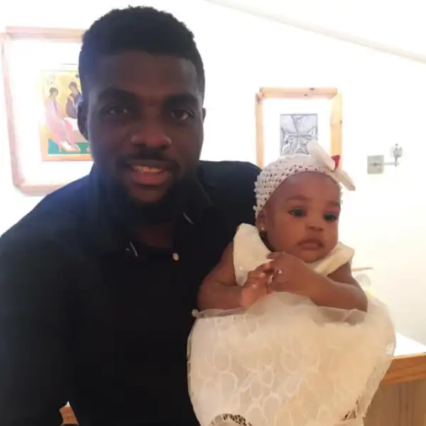 Photos from the baptism service of footballer, JohnOgu